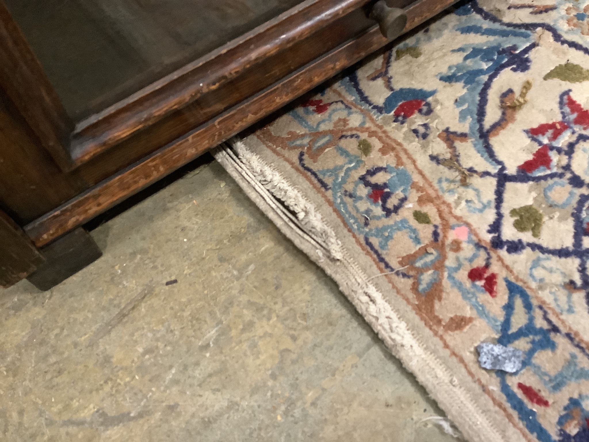 A North West Persian ivory ground carpet, 325 x 203cm